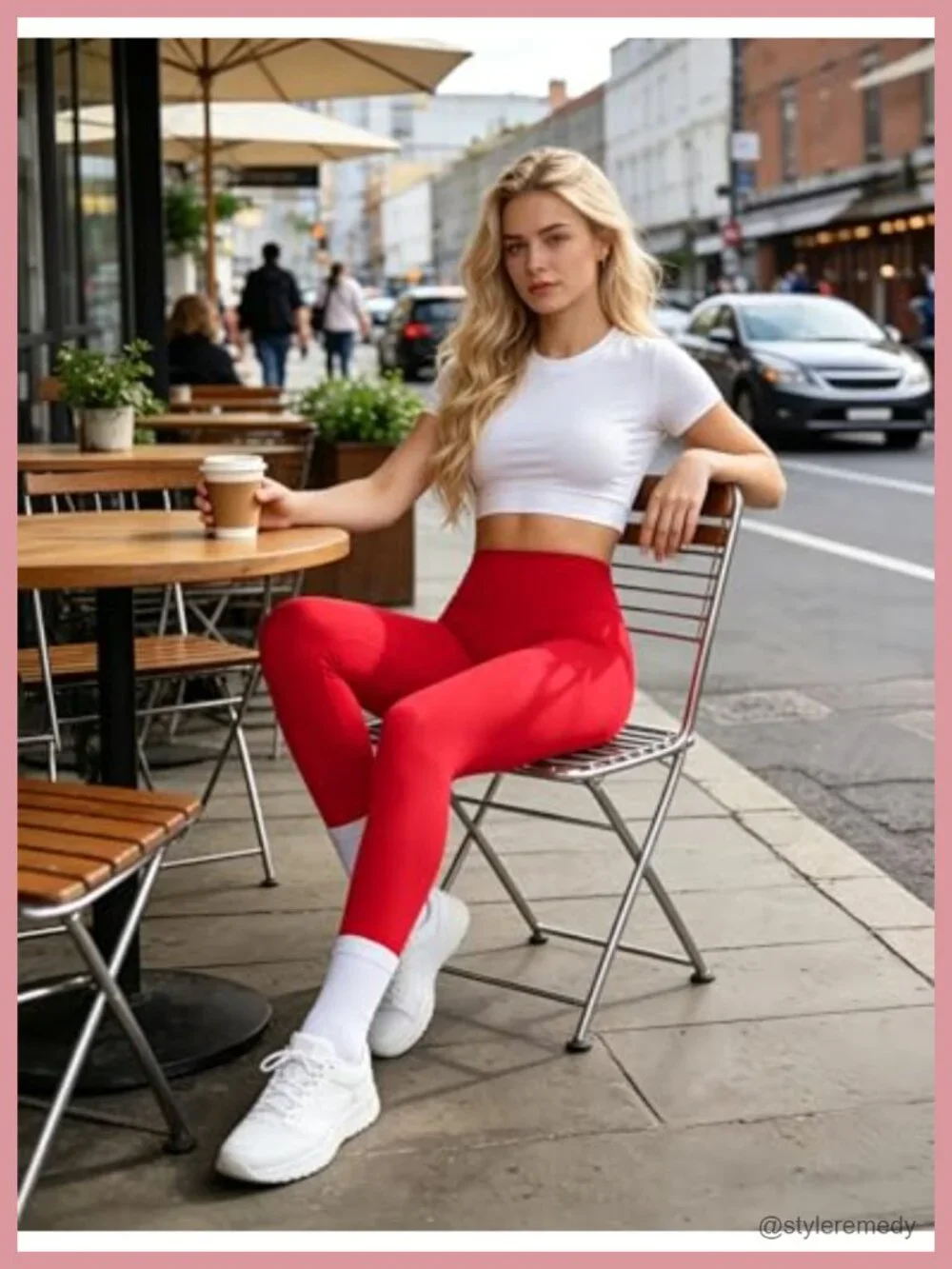 High Waisted Leggings with Pockets, Tummy Control Active Pants for Yoga Running